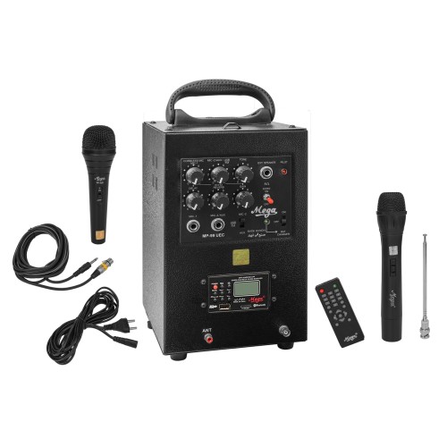 Mega MP-99UEC With Bluetooth,USB,Recording , Echo And UHF Cordless Mike